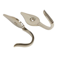 Fleur Hook BR2394 Vintage Wall Hook, Antique Brass