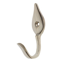 Fleur Hook BR2394 Vintage Wall Hook, Antique Brass