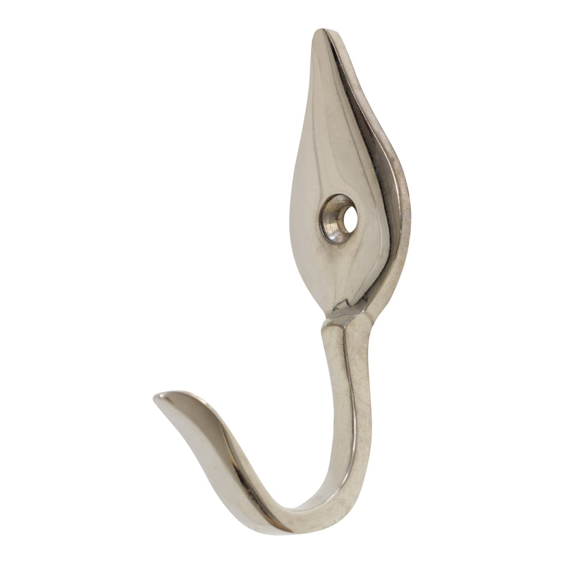 Fleur Hook BR2394 Vintage Wall Hook, Antique Brass