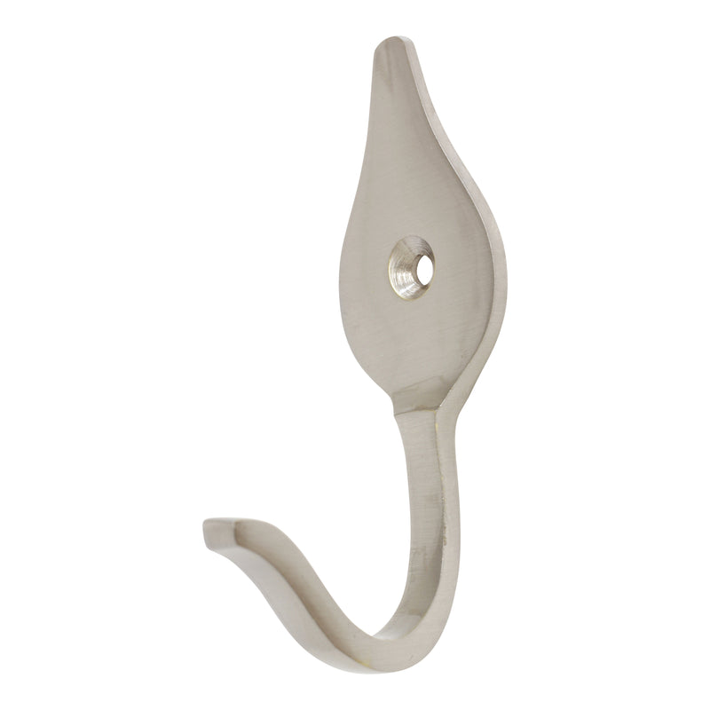 Fleur Hook BR2394 Vintage Wall Hook, Antique Brass