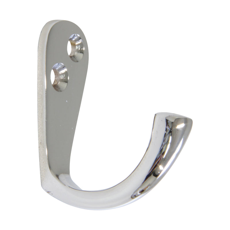 Graze Hook BR2552 Decorative Wall Hook, Polished Brass