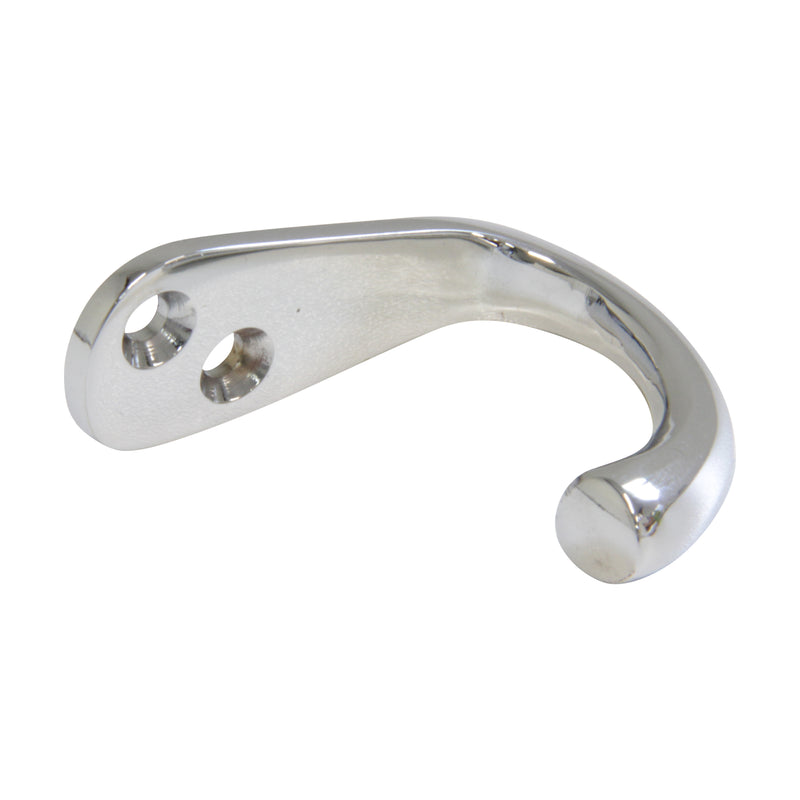 Graze Hook BR2552 Decorative Wall Hook, Polished Brass
