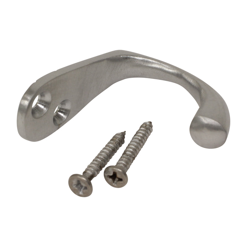 Graze Hook BR2552 Modern Wall Hook, Antique Brass