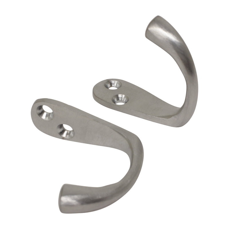 Graze Hook BR2552 Modern Wall Hook, Antique Brass