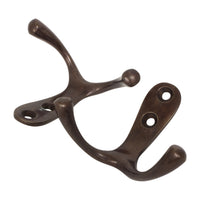 Duo Hook BR2560 Modern Wall Hook, Antique Brass