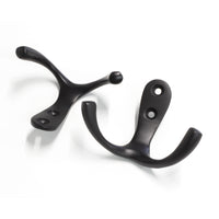 Duo Hook BR2560 Modern Wall Hook, Antique Brass