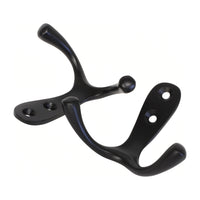 Duo Hook BR2560 Modern Wall Hook, Antique Brass