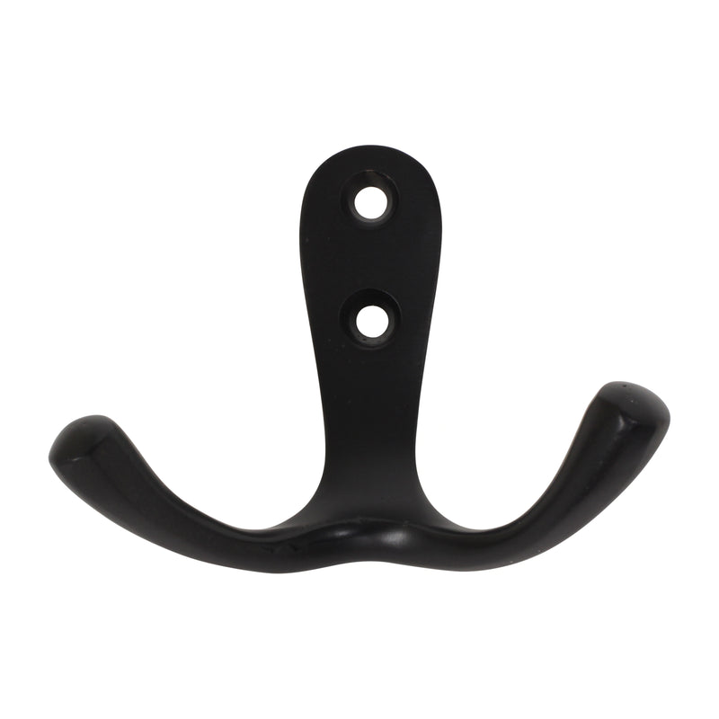 Duo Hook BR2560 Modern Wall Hook, Antique Brass