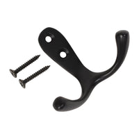 Duo Hook BR2560 Modern Wall Hook, Antique Brass