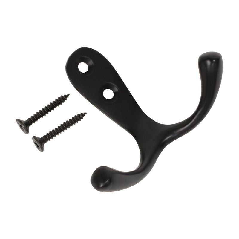 Duo Hook BR2560 Modern Wall Hook, Antique Brass