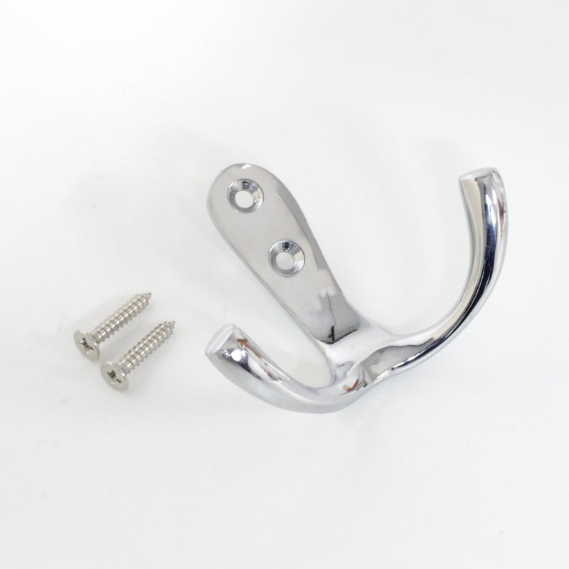 Duo Hook BR2560 Modern Wall Hook, Antique Brass