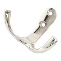 Duo Hook BR2560 Modern Wall Hook, Antique Brass