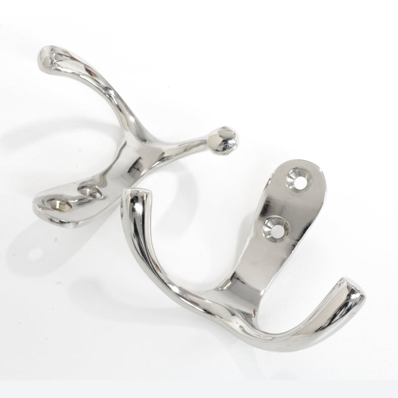 Duo Hook BR2560 Modern Wall Hook, Antique Brass