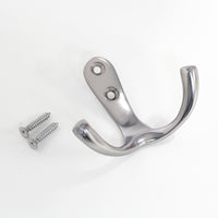 Duo Hook BR2560 Modern Wall Hook, Antique Brass