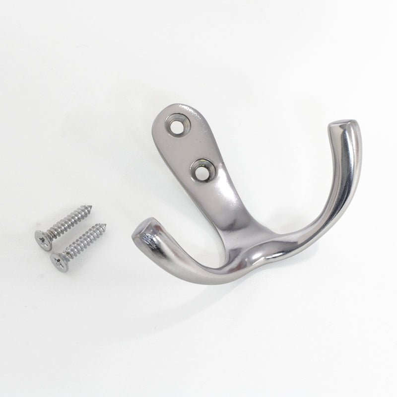 Duo Hook BR2560 Modern Wall Hook, Antique Brass