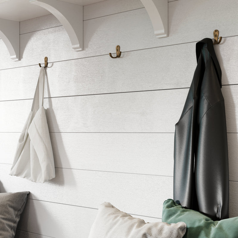 Duo Hook BR2560 Modern Wall Hook, Antique Brass