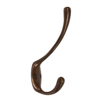 Sleek Hook BR2564 Modern Standard Wall Hook, Antique Brass