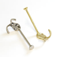 Grip Hook BR2566 Modern Wall Hook, Polished Brass