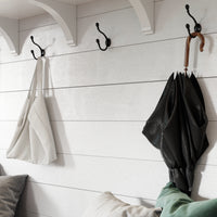 Acorn Hook IR8382 Vintage Wall Hook, Black