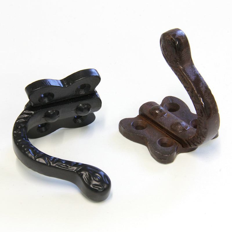 Butterfly Hook IR8387 Vintage Wall Hook, Black