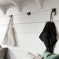 Butterfly Hook IR8387 Vintage Wall Hook, Black