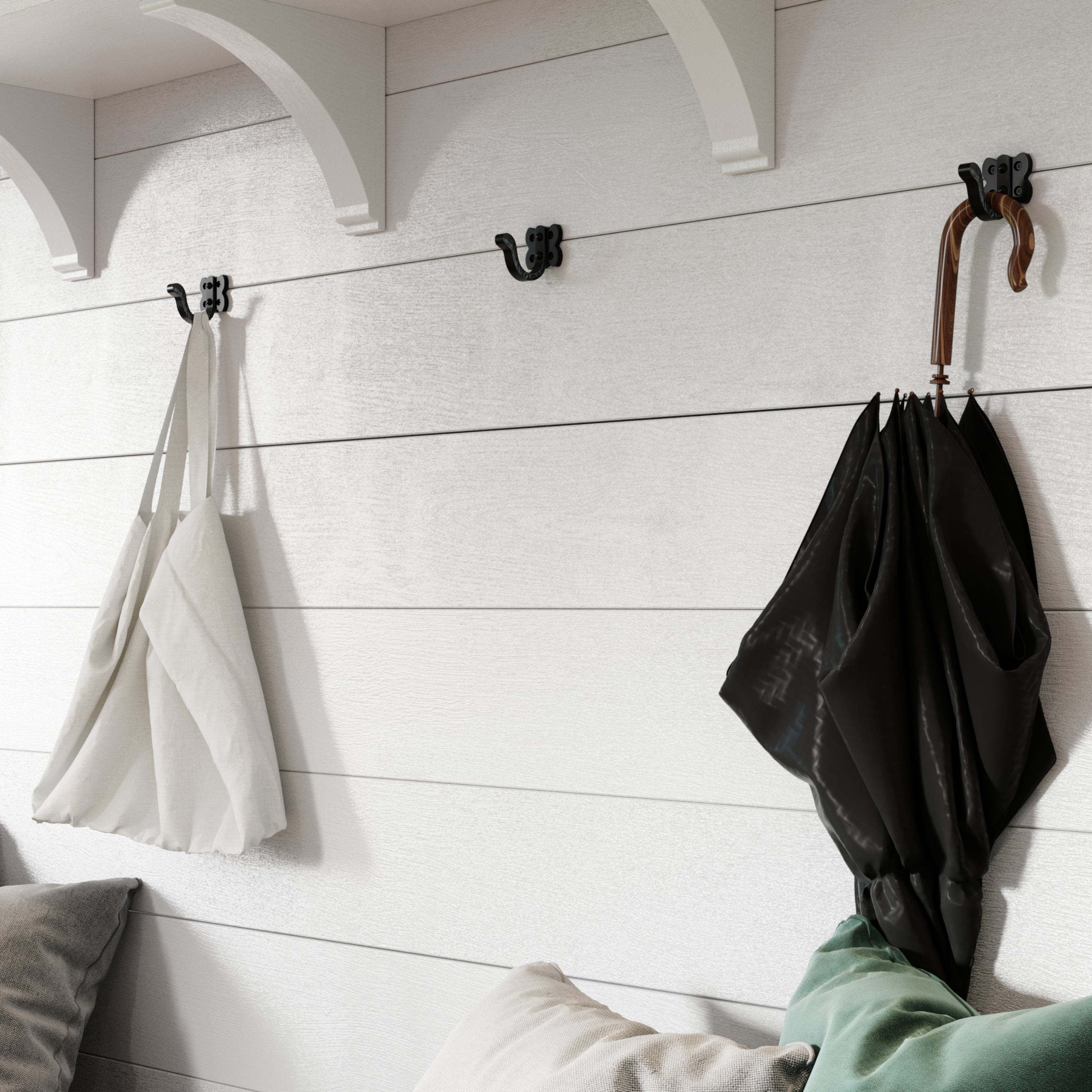 BUTTERFLY - フッチ(^^) Butterfly Hook IR8387] Vintage Wall Hook (2.4 Inch) | RCH