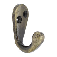 Droplet Hook IR8390 Decorative Wall Hook, Antique Brass