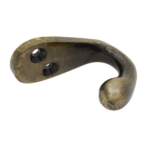 Droplet Hook IR8390 Decorative Wall Hook, Antique Brass