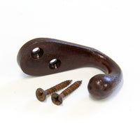 Droplet Hook IR8390 Decorative Wall Hook, Antique Brass