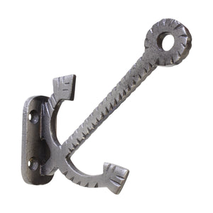 Anchor Hook IR8391 Decorative Wall Hook, Antique Brass