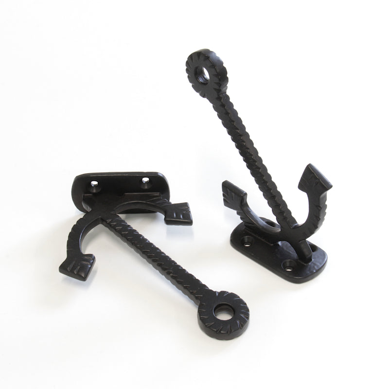Anchor Hook IR8391 Decorative Wall Hook, Antique Brass