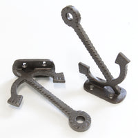 Anchor Hook IR8391 Decorative Wall Hook, Antique Brass