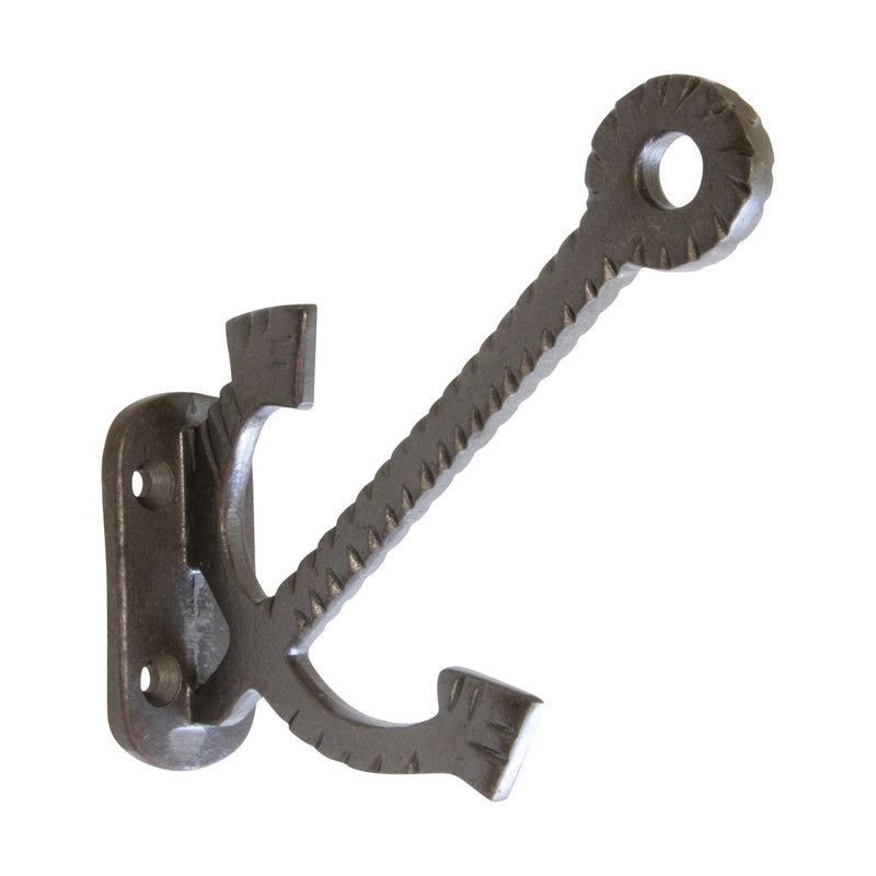 Anchor Hook IR8391 Decorative Wall Hook, Antique Brass