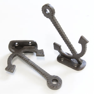 Anchor Hook IR8391 Decorative Wall Hook, Antique Brass