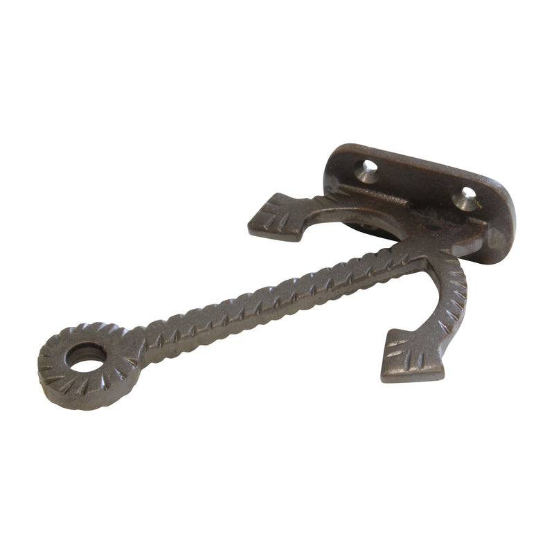 Anchor Hook IR8391 Decorative Wall Hook, Antique Brass