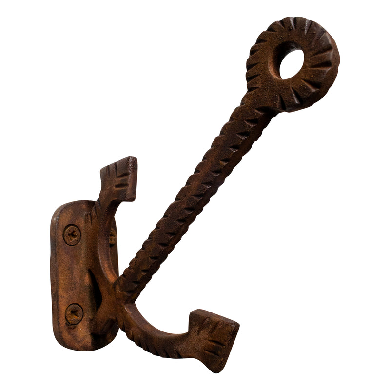 Anchor Hook IR8391 Decorative Wall Hook, Antique Brass