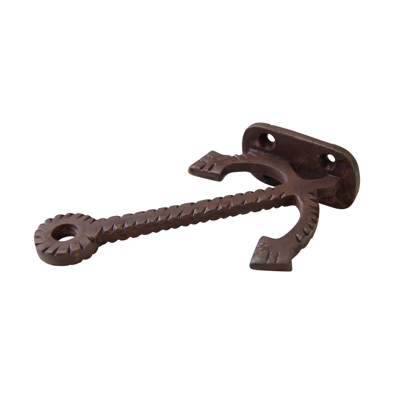 Anchor Hook IR8391 Decorative Wall Hook, Antique Brass