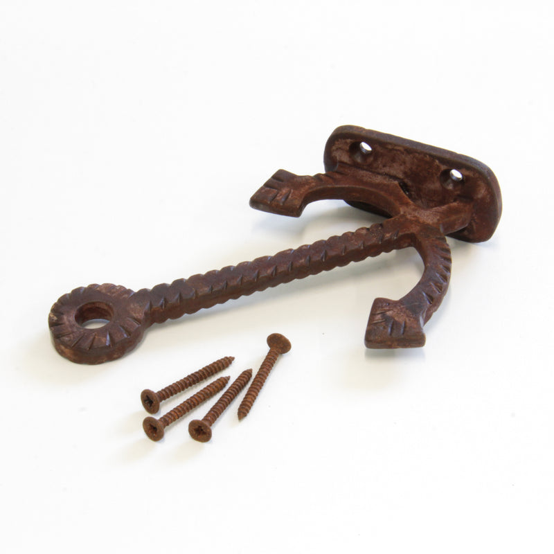 Anchor Hook IR8391 Decorative Wall Hook, Antique Brass