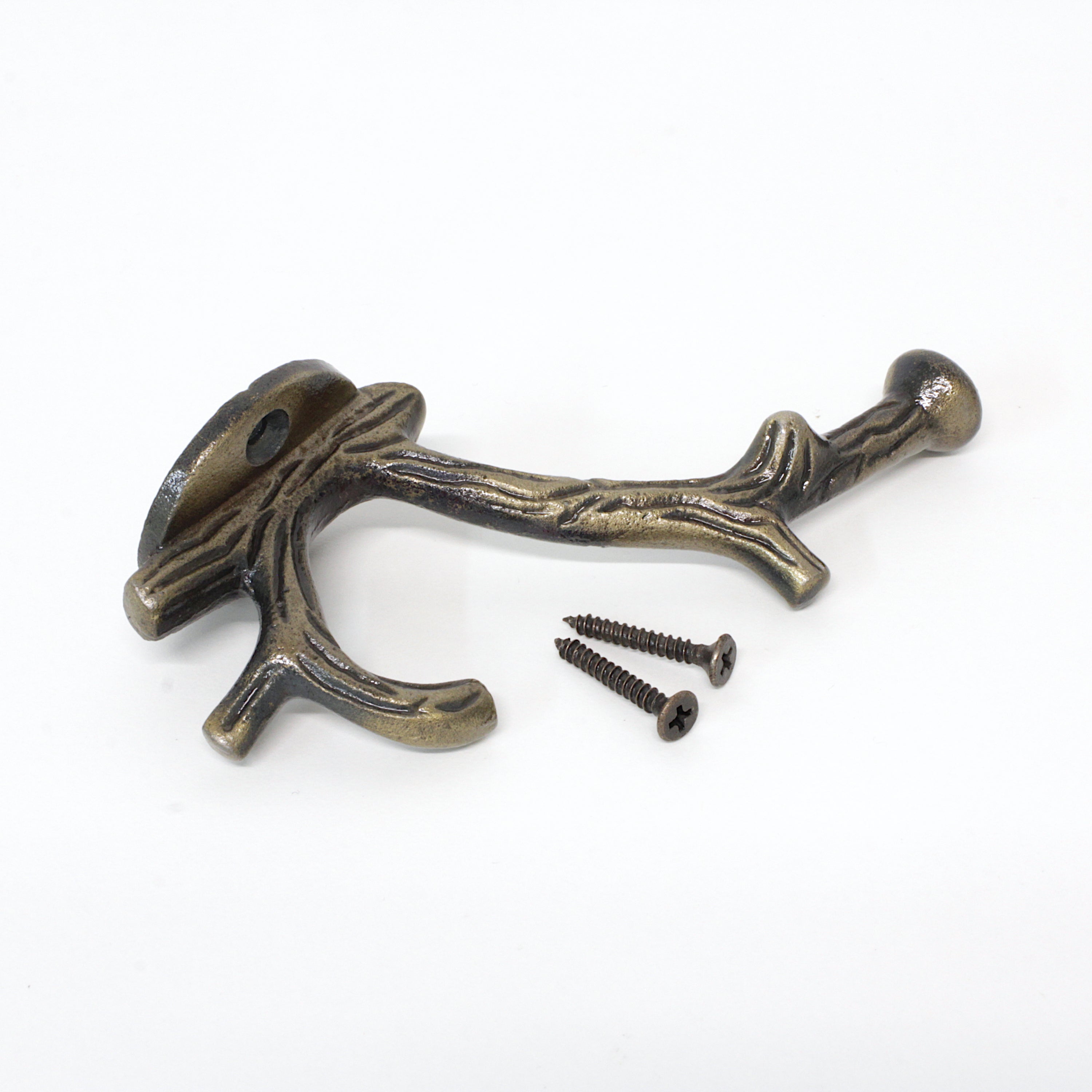 Branch Hook IR8392] Rustic Cabin Wall Hook (2.6 Inch) | RCH Hardware