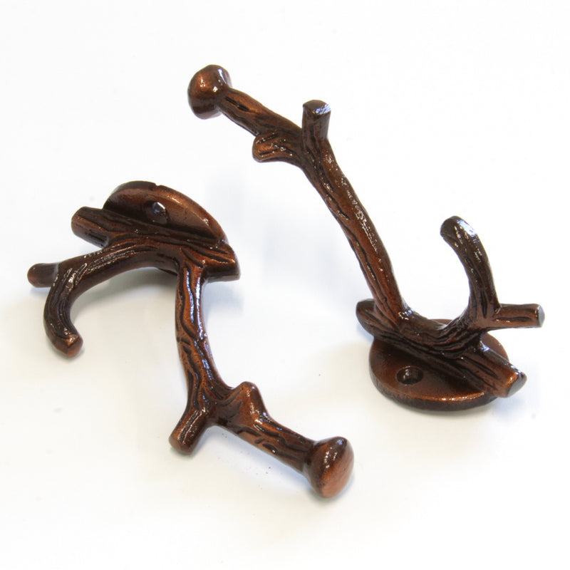 Branch Hook IR8392] Iron Rustic Cabin Wall Hook (2.6 Inch)