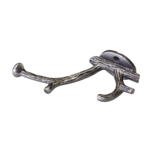 Branch Hook IR8392 Decorative Wall Hook, Antique Brass