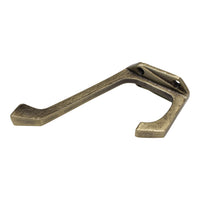 Edge Hook IR8393 Decorative Wall Hook, Antique Brass