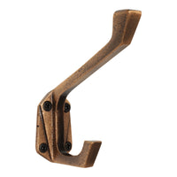 Edge Hook IR8393 Decorative Wall Hook, Antique Brass