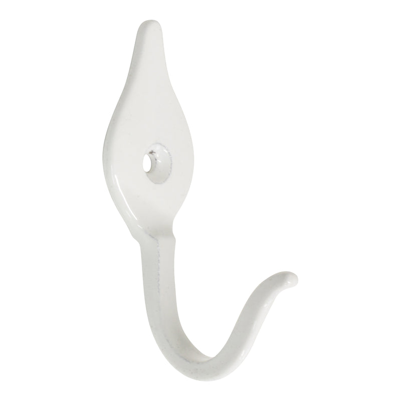 Fleur Hook IR8394 Vintage Wall Hook, Antique Brass