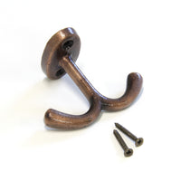 Admiral Hook IR8395 Rustic Nautical Ceiling Hook, Antique Brass