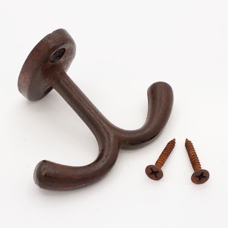 Admiral Hook IR8395 Rustic Nautical Ceiling Hook, Antique Brass