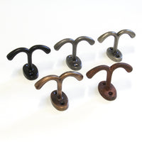Admiral Hook IR8395 Rustic Nautical Ceiling Hook, Antique Brass