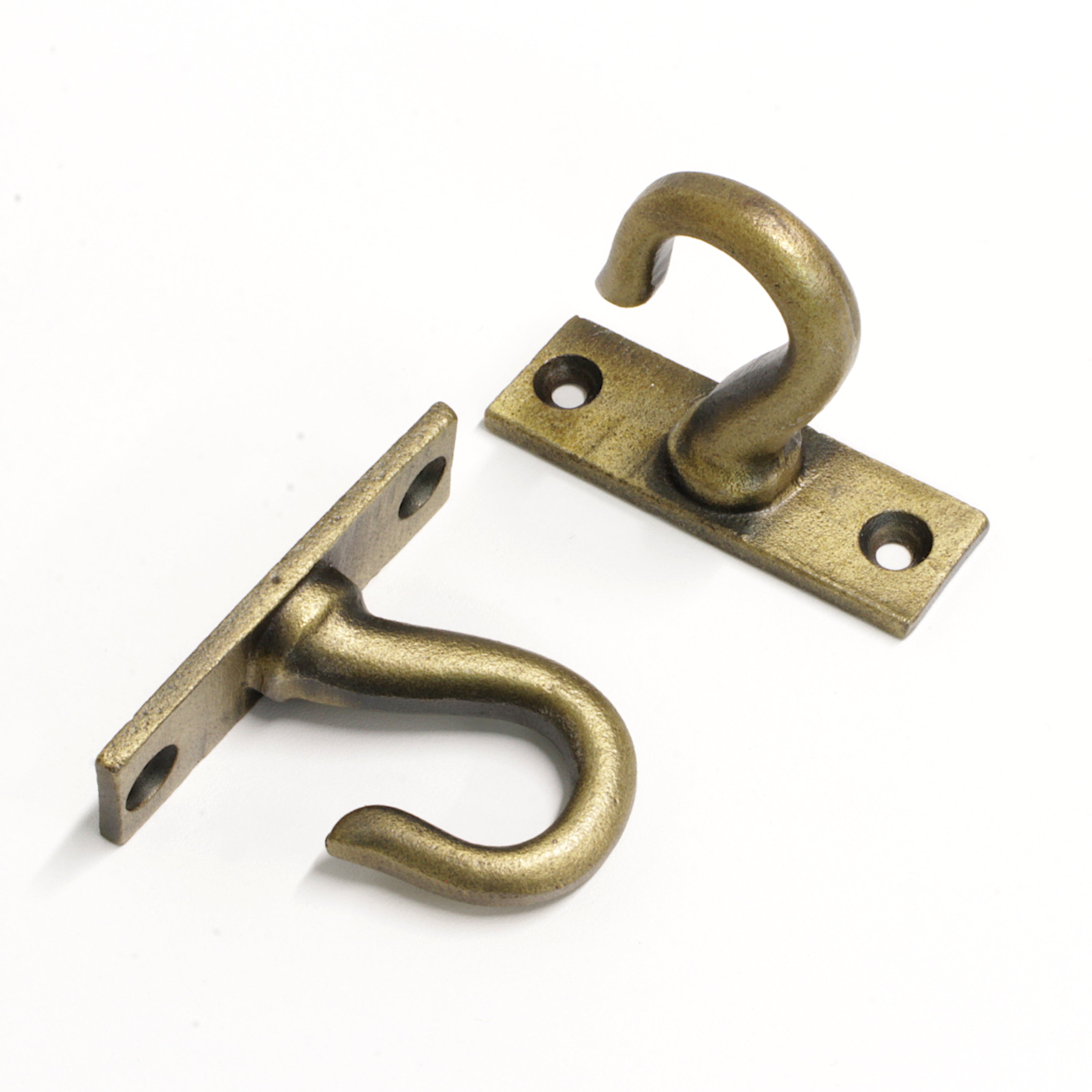 ceiling hooks heavy weight Iron Wall Wall Hook RCH Supply Company Color: Antique Brass