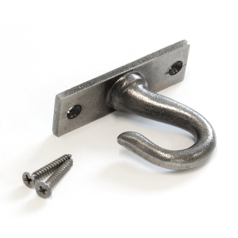 Harbour Hook IR8396 Modern Industrial heavy-duty Ceiling Hook, Antique Brass