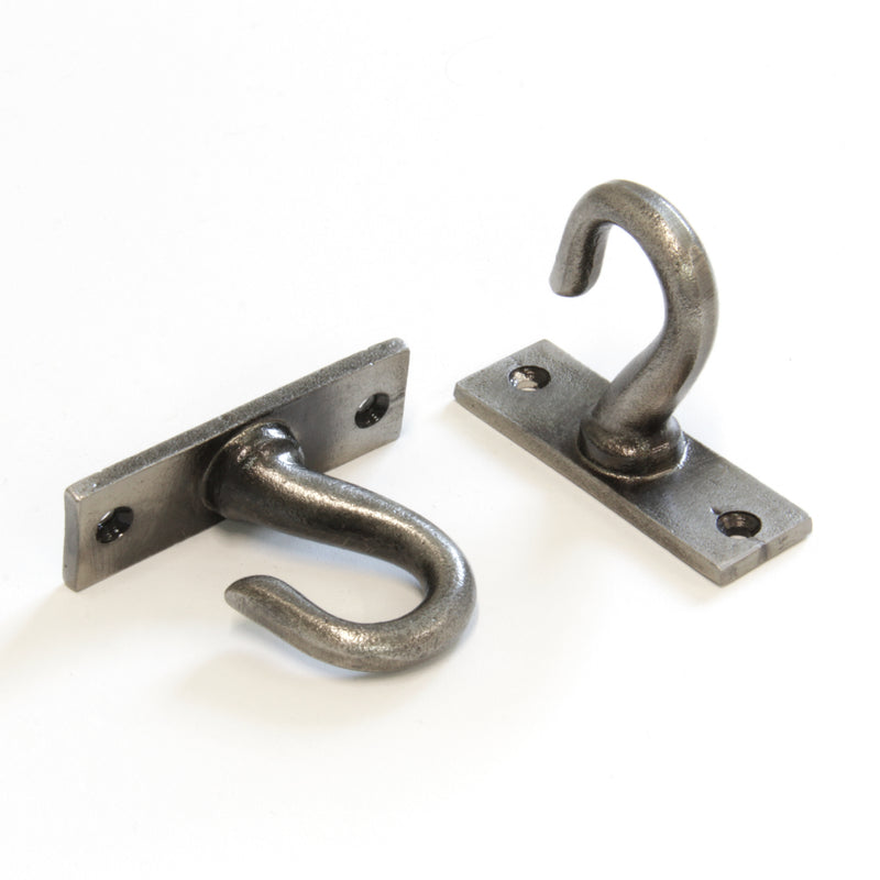 Harbour Hook IR8396 Modern Industrial heavy-duty Ceiling Hook, Antique Brass